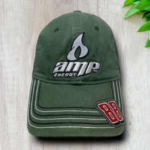 Amp Energy Nascar Chase Driver's Line Hat Cap Strapback Green Dale Jr. #88 O/S